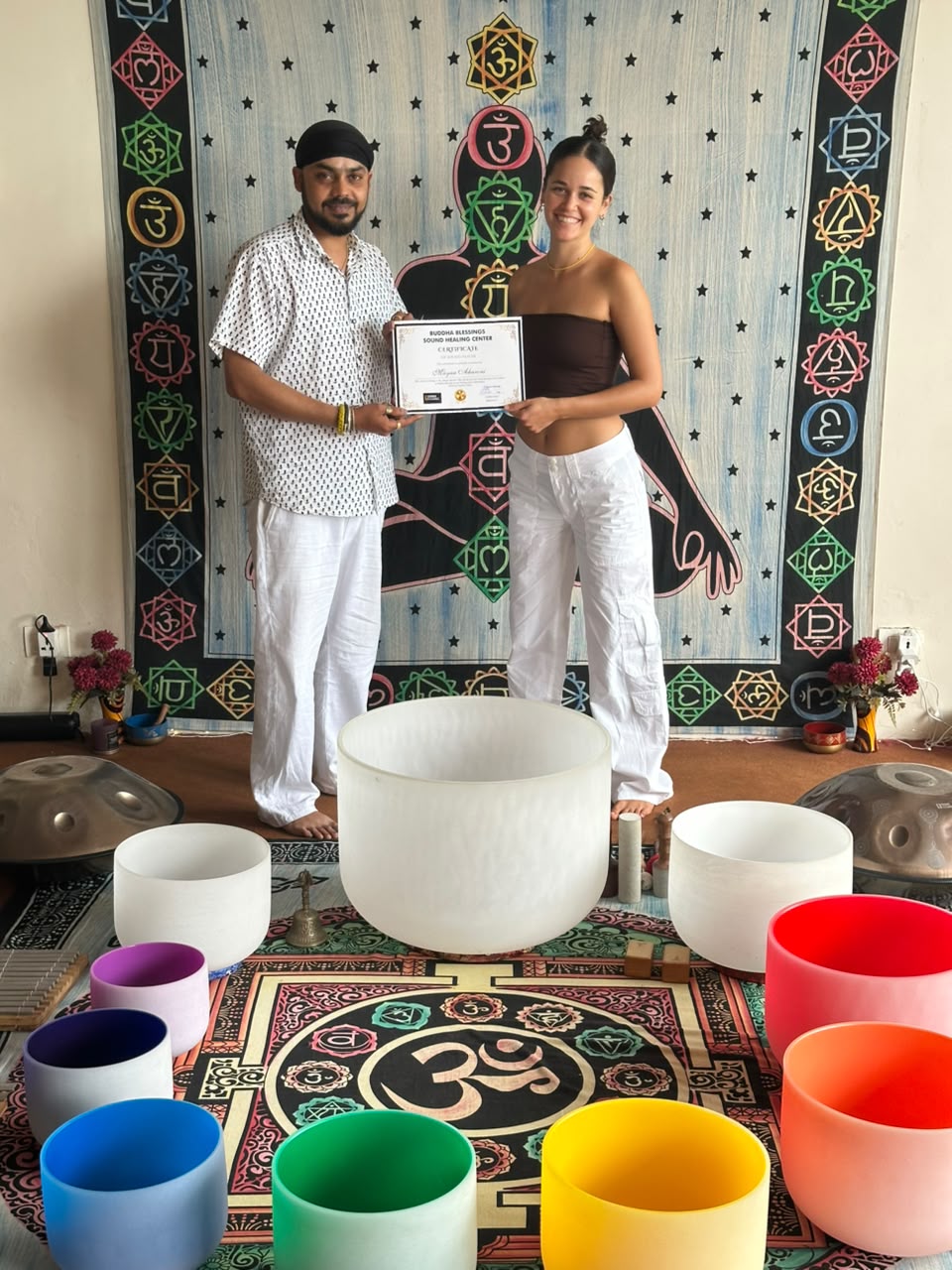 Buddha Blessings sound healing certificate